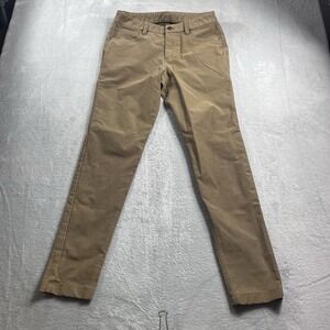 Lululemon ABC Pants Slim Utilitech Mens 32x30 Brown LM5AQ6S Abrasion Resistant